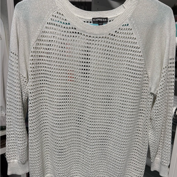 Express Women's Cream Knit Sweater - Picture 1 of 1